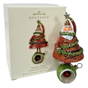 Hallmark TWINKLE CLAUS A Santa Claus Christmas 2008 Keepsake Ornament with Box